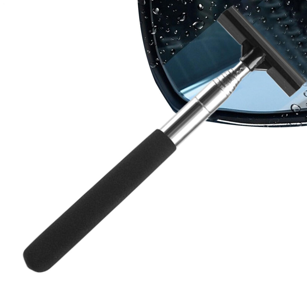 Car Mirror Cleaner Squeegee With Telescopic Ergonomic Handle For Streak Fog Removal On Cars And Trucks 9347817159783