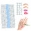 Versatile 100pcs 8x8cm Transparent Makeup Mixing Palette - Disposable 6