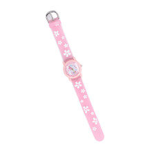 Niedliche 3D-Cartoon-Mädchen wasserdichte Armbanduhr, Pink, 20,4 cm
