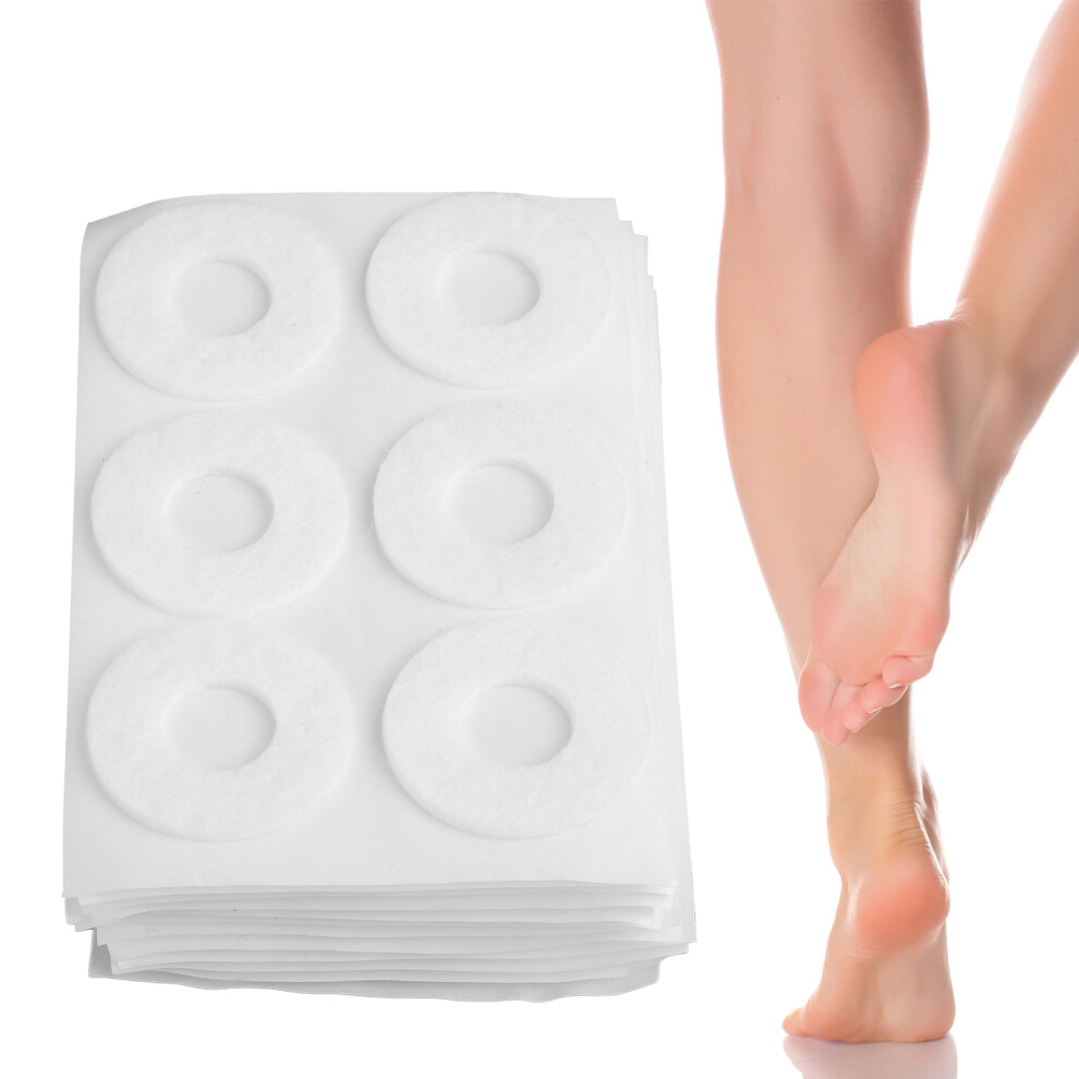 12 Callus Cushions for Feet Soft Adhesive Round Foot Corn Relief for Men Women
