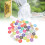 50Pcs Plastic Number Tags for Beekeeping & Livestock 3.5cm Diameter 8