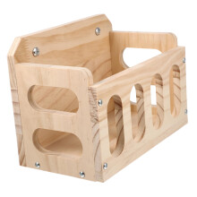 Rabbit Hay Feeder Rack Adjustable Wooden Hay Container For Rabbits And Guinea Pigs AntiWaste Design 1Piece Tool