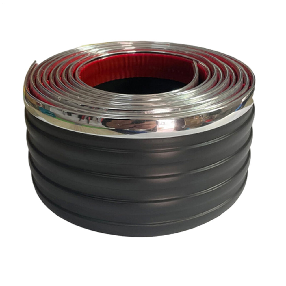 Rubber Pvc Car Side Skirts Trim With Selfadhesive Door Protector Strip, 4M Anticollision Kit 9382693834171