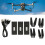 3PCS 1800mAh 3.7V Battery with Blades for E88PRO E525 Drones 16