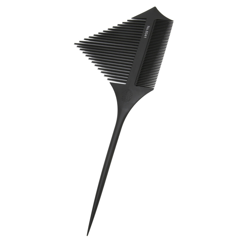 Black Professional Tail Comb For Hair Dyeing And Sectioning - Abs Material