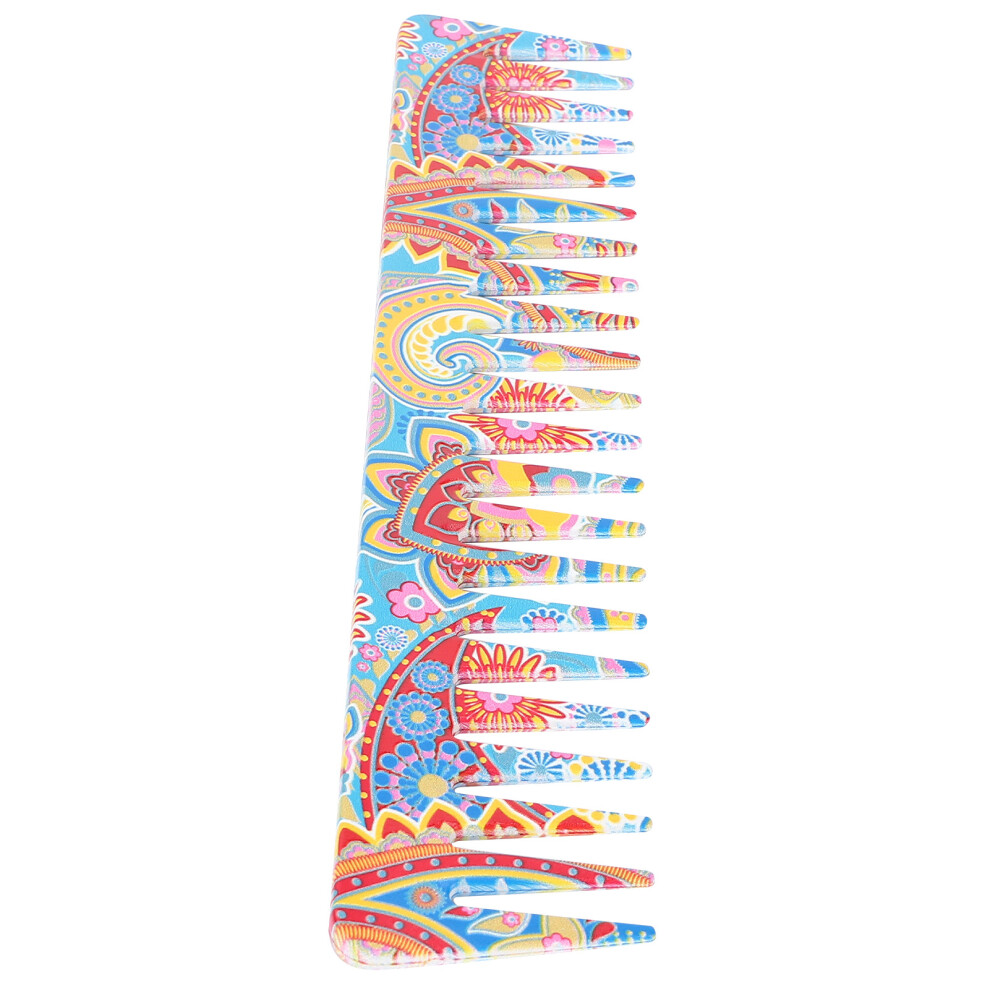 C60-7 Wide Tooth Comb for Wet & Dry Hair - Portable Durable & Eco Friendly