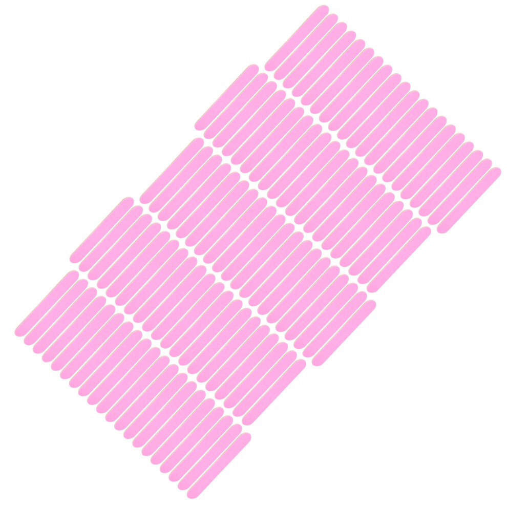 Pink Nail Files Disposable 100Pcs Double-Sided Buffing & Grinding Nail Tools
