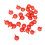 30 Stück Haarserumkapseln, rot, 8
