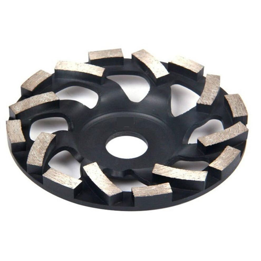 Diamond Sintered Grinding Cup Wheels 5Inch 125Mm Cyclone, Concrete Granite Marble Thick Segments For Angle Grinders 9382693834348