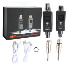 Système adaptateur XLR sans fil, forte capacité anti-interférences pour signal sans fil non compressé, transmission stable avec une excellente