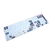 DIY Cartoon Style Keycap Stickers for Desktop Keyboards 84-108 Keys