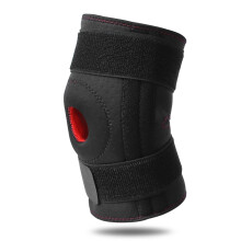 High-Quality Knee Brace with Spring Hinges, Adjustable Support for Injury Recovery, Compression Brace with Patella Support, Breathable Fabric for Runn