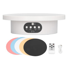 Rotating Display Stand For 360 Degree Product Photography Turntable Electric Motorized Rotating Table With Non Slip Surface And Quiet Operation