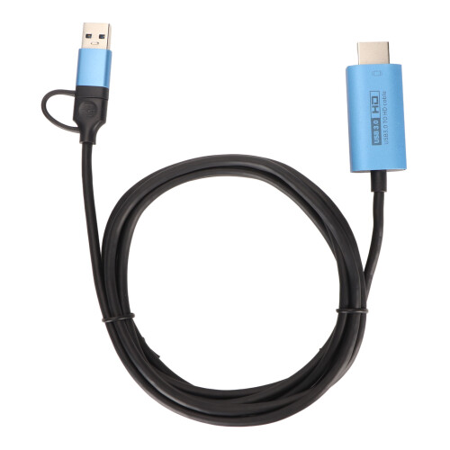 Καλώδιο USB σε HDMI, Σταθερότητα σήματος υψηλής ποιότητας, Μετατροπέας HDMI σε USB, 1