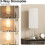 2X Bedside Table Lamp Touch Control Writing Lamps with USB-C USB-A Charging Port USB Lamp Lampshade Study EU Plug 3