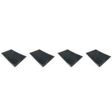4X Universal Car Floor Mat Pad Heel Foot Carpet Pedal Patch Cover Anti-Skid Pedal Mat - 25X16cm