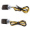 12Pcs Universal LED Black  Tiny Small Indicators Turn Signals Motorcycle Motor Bike for 5