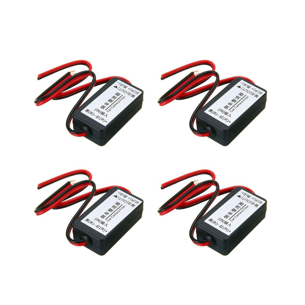 4X 12V Power Relay Capacitor Filter Rectifier For Car Rear View Backup Camera 6032229907062