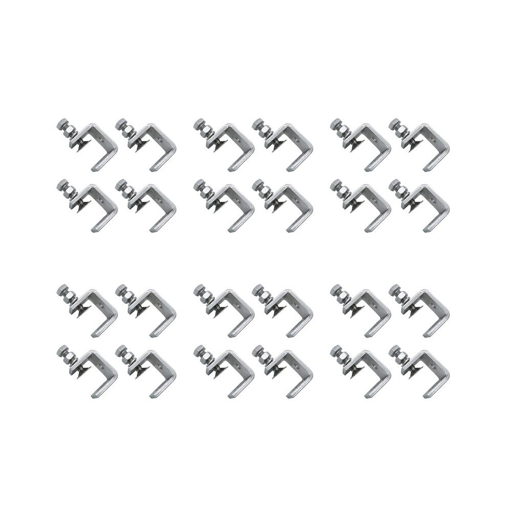 24Pcs 16-25Mm Heavy Duty Woodworking Clamp Set 304 Stainless Steel C Clamp Tiger Clamp Tools For Welding/Carpenter 6031562252839