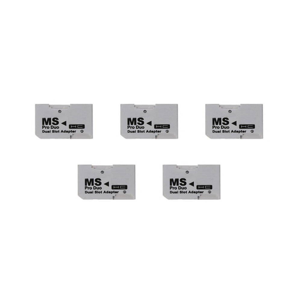 5X Memory Stick Pro Duo Card Reader Micro- Tf To Ms Pro Card Adapter Single Dual Slots For Psp Gamepad 6032011255869