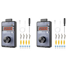 2X Generatore di Segnale 0/4-20MA 0-10V, Generatore Analogico con Display LCD un 4 Cifre, Precisione 0,01, per Test PLC/Pannello