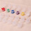 100 Strips 600 Pots Empty Paint Strips 100 Pieces Paint Brushes,Paint Cup Clear Plastic Storage Containers,3Ml/0.17Oz 2