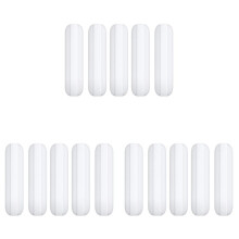 15 Pcs 25mm(1 Inch) PTFE Magnetic Stirrer Mixer Stir Bar,White Color,Laboratory Bar,Stir Plate Bar,7mm25mm Stir Bars