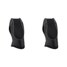 2X Car PU Carbon  White Gear Shift Knob Cover for  EcoSport Escape / Fusion /C-Max Energi Wagon / Fiesta / Focus