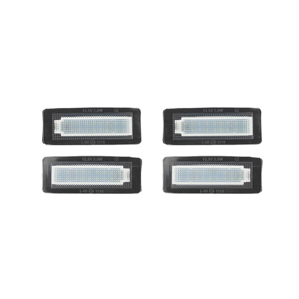 4X Car Led License Plate License Plate For - Fortwo W450 W451 W453 Light 6132966259421