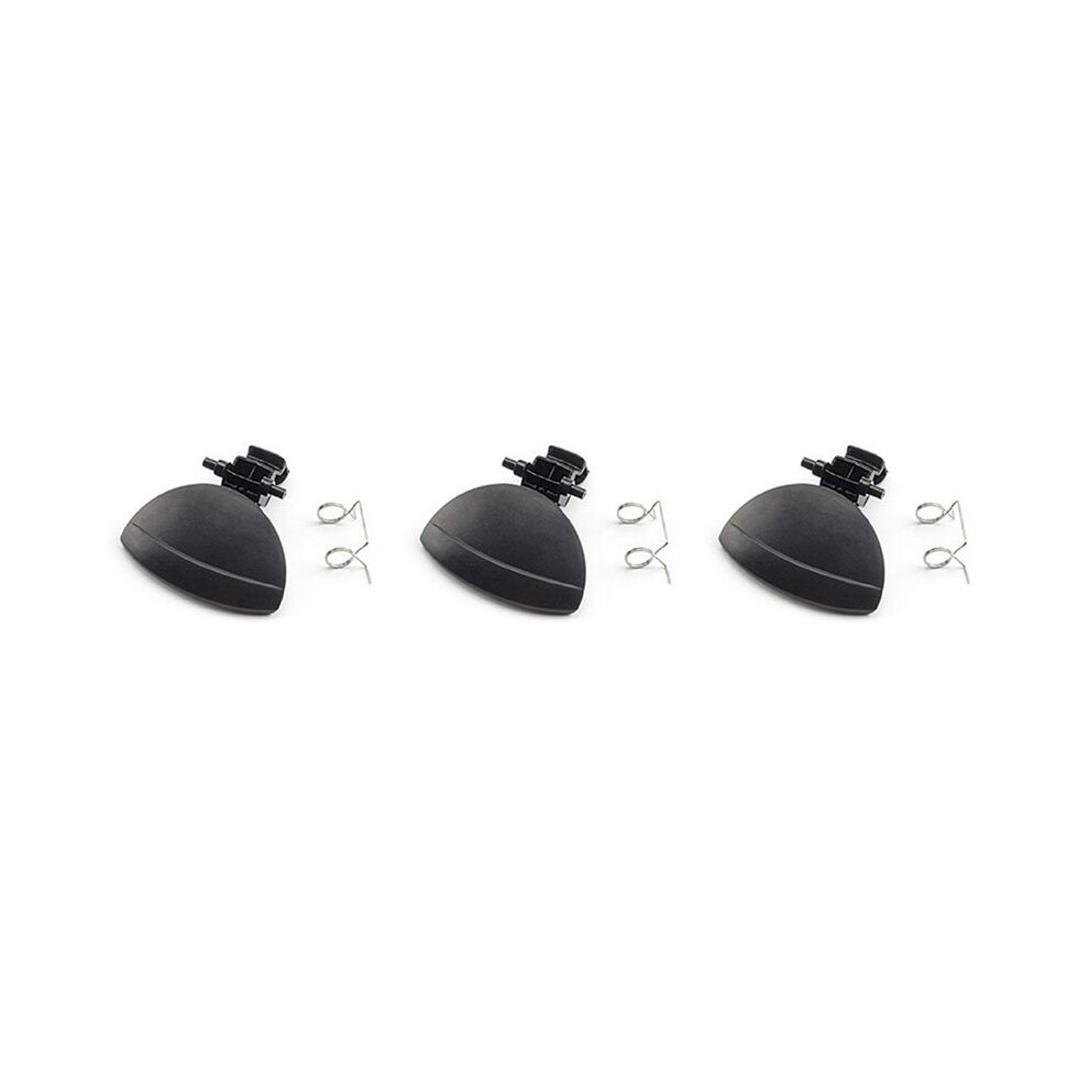 3X For C4 Handle For Glove Box Compartment Glovebox Repair Fix Black 6032609180146