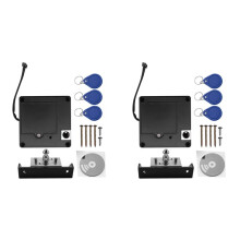 2X Cabinet Invisible Electronic RFID Lock Keyless Drawer Door Locks Sensor Locker
