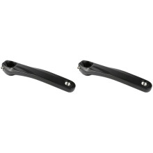 2X Aluminium Legierung Hohl Rad  Kurbel Arm Fahrrad Kurbel Arm Haupt Sächlich für  590 610 SLX XT  Kurbel Garnitur Schwarz