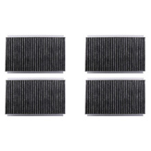 4Pcs Cabin Air Filter 64319171858 for- 5 6 E60 E61 E63 E64 520D 523I 525I 530D 535D 545I 550I 630I 650I 2007 - 2010