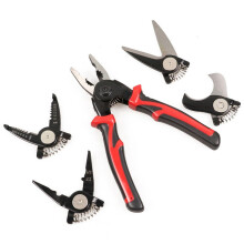5 in 1 Pliers Set, Quick Exchange Jaws, Tool Steel Handheld Pliers For Wire Stripping And Cutting