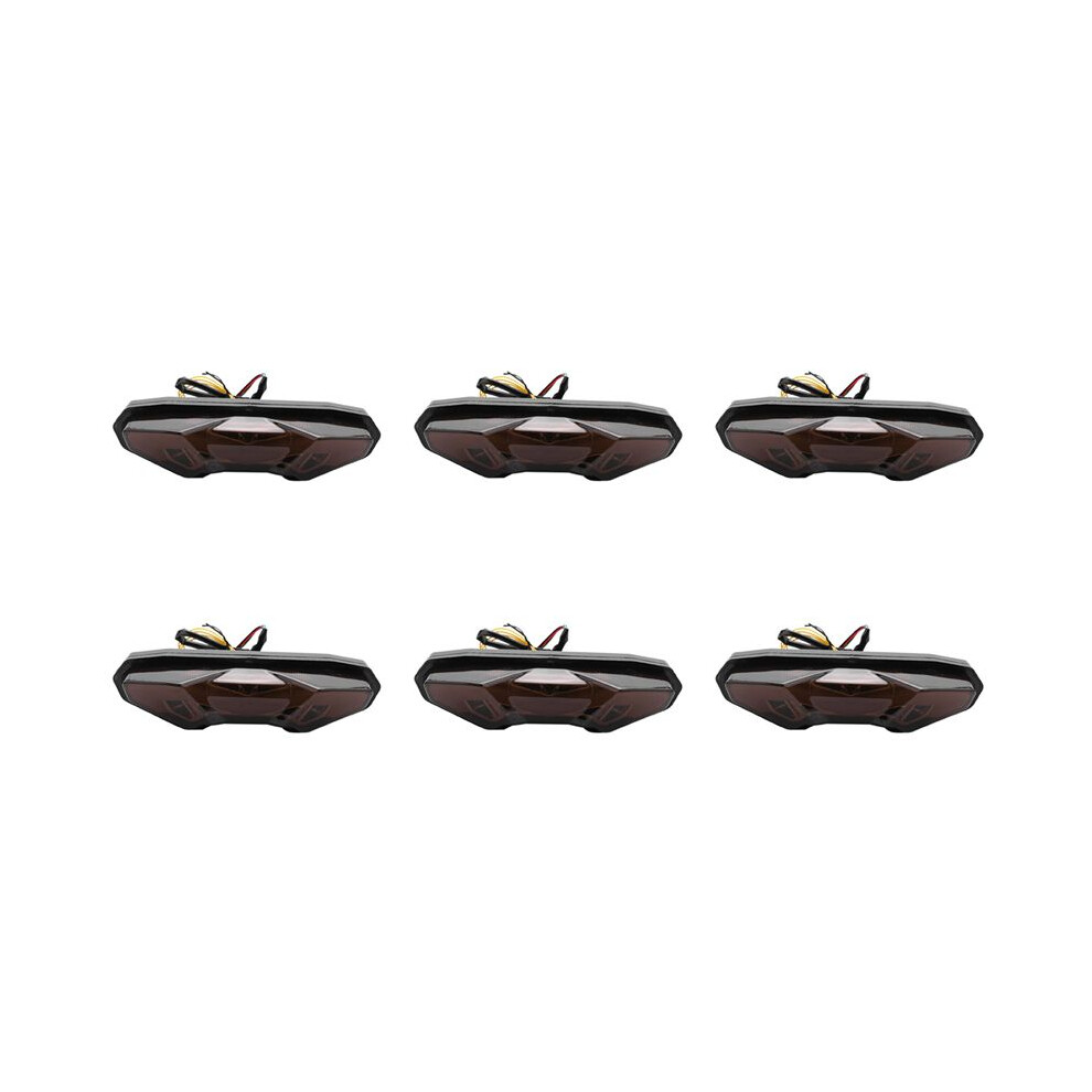 6X Integrated Led Tail Turn Signal Clear For Mt-09 Fz-09 Mt-09 Tracer/ Tracer 900 Tracer 700 Mt-10/Fz-10 Light 6033043360507