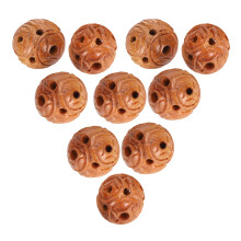 Loose Spacers for Jewelry Making, Natural Myanmar Jade Stone Barrel Engraving Gemstone Healing Chakra Gems with Adjustable Carving Patterns, Smooth