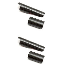 2X Carbon Fibre Frame Chain Protection Sticker for Folding Bike Bicycle Rear Fork Protector Sticker