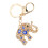Μπρελόκ Lucky Elephant Rhinestone για γυναίκες, τσάντα αυτοκινήτου, γούρι, κρύσταλλο, στρας, 2