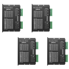 4X Stepper Motor Driver, DM542 Stepper Motor Driver Dsp Digital Driver Board for Nema 17, Nema 23 ,Etc