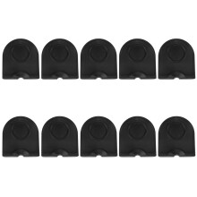 10X Manual Barista Coffee Espresso Latte Art Pen Tamper Holder Silicone Pad Mat Kitchen Accessories Black