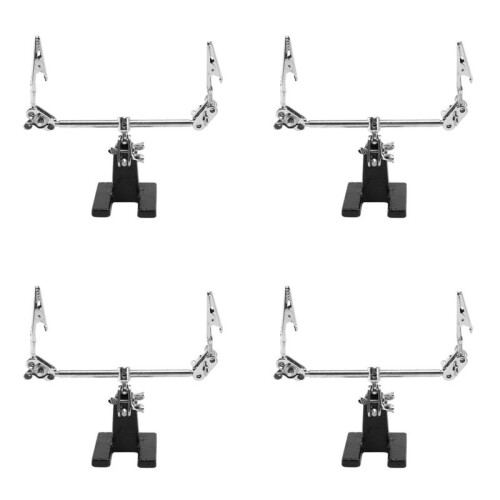 4X Third Hand Soldering Iron Stand Clamp Helping Hands Clip Tool PCB Holder Electrical Circuits Hobby
