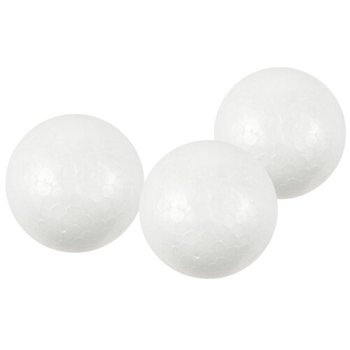 30 x Christmas Decoration Modelling  Polystyrene Foam  Sphere 6cm---White 1