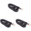 3X DIY Replacement Leather Bag Shoulder Strap Handle  Body Adjustable 140 x 2cm, Black 1
