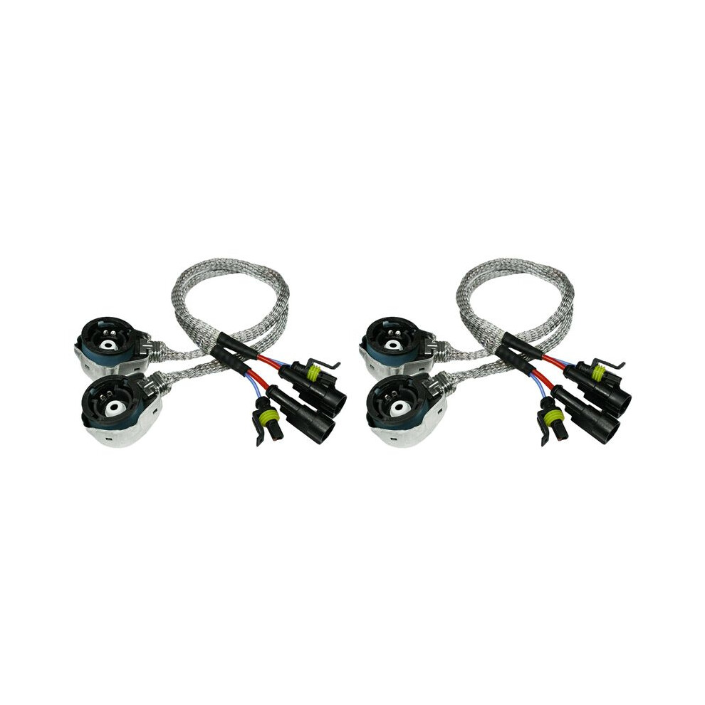 4X D2s/D4s Hid Xenon Bulb Adapters Wire Harness Connector Cable Socket 6133294007623
