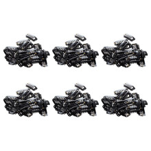 120X Clip A Neuf Crans pour L'Extension de Cheveux L'Epingle A Cheveux pour L'Utilisation de Bricolage (Noir, L 32mm)