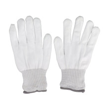 2 Stück LED-leuchtende Skelett-Handschuhe Größe M 40 mAh CR2016