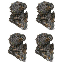 4X Tarnung Jagd Belaubten 3D Gesichtsmaske Kapuze Im Freien Jagd Angeln Kopfbedeckungen Camo Hut