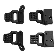 Support d'amortisseur en alliage d'aluminium pour RC TRX4M 1/18 Noir
