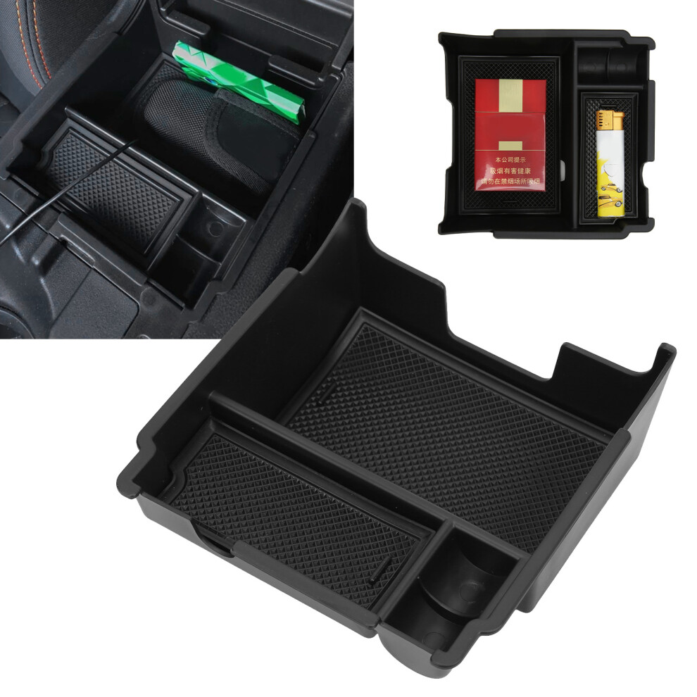 Abs Center Console Organizer For Subaru Impreza 2016-2022 Black 6921375577628