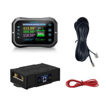 WiFi Coulomb Meter RV Batterimonitor Batterikapacitetsindikator Tester Effekt Volt-Amperemeter för Alla Batterier 0-600A
